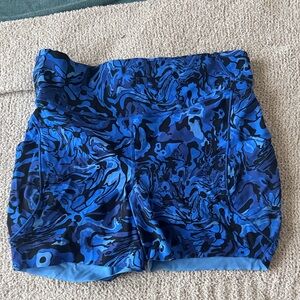 lululemon athletica Blue Marble Athletic Shorts